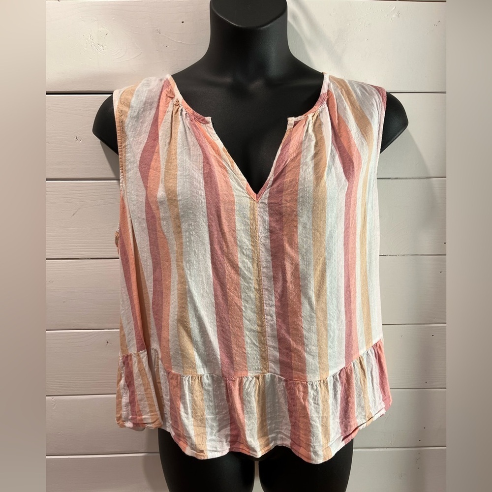 GAP – Sleeveless striped blouse – Size XXL